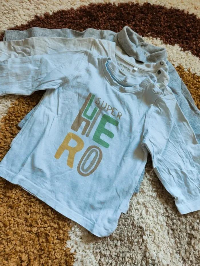 Lot 7 tee-shirts manches longues - photo numéro 5