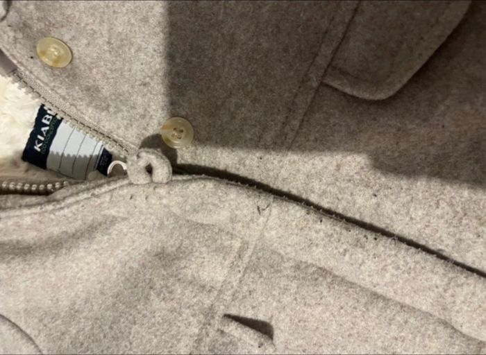 Manteau fourré beige Kiabi 18 mois 👧 - photo numéro 2