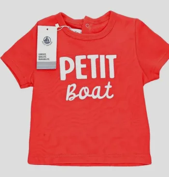 Petit Bateau T-Shirt à manches courtes 12 mois en coton bio