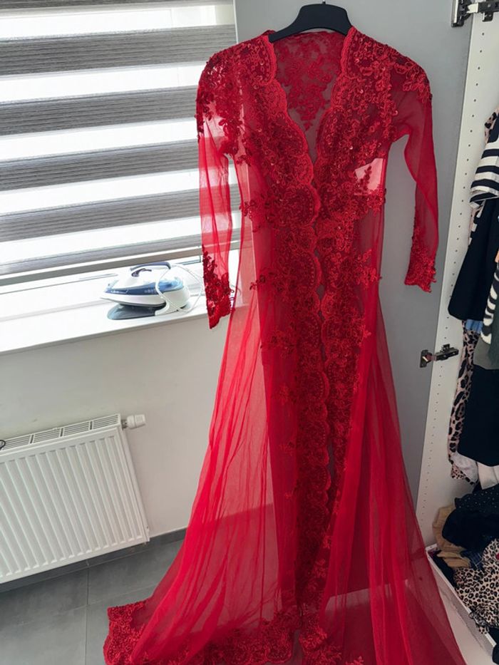 Caftan henné neuf taille xs - photo numéro 6