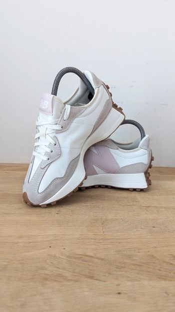 New balance 327 blanc rose