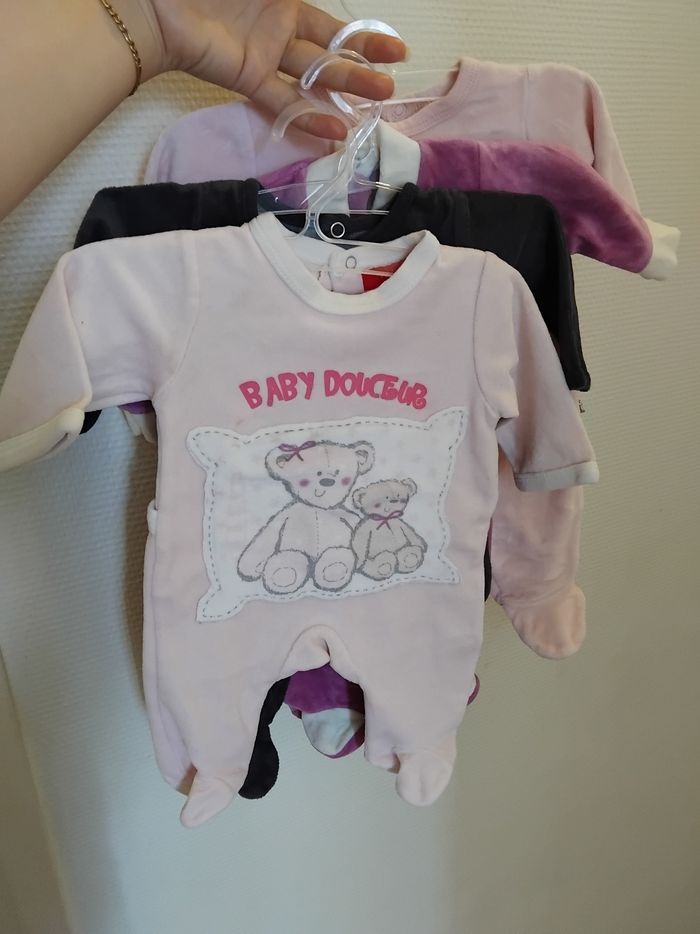 Lot pyjamas fille 1mois