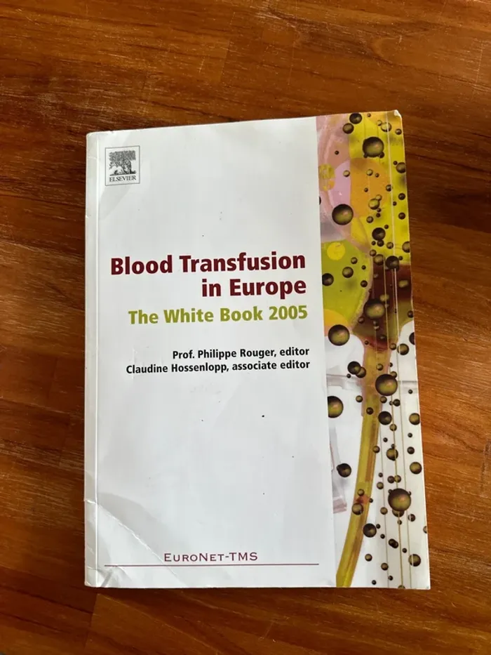 Livre blood transfusion in Europe