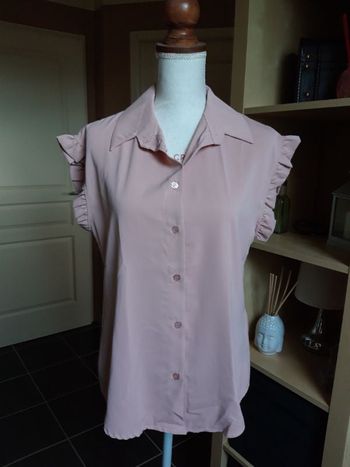 Chemisier rose poudré neuf
