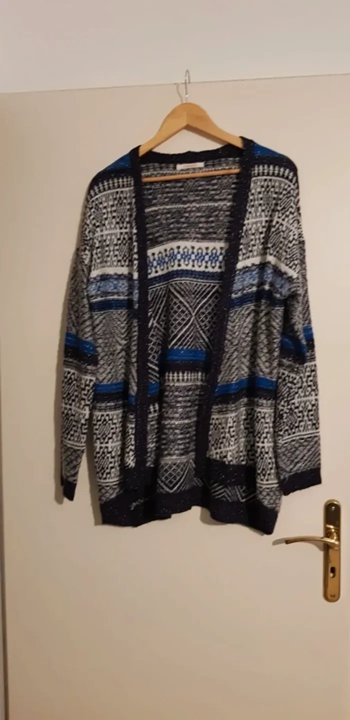 Gilet 3 bleus Camaieu
