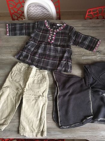 Ensemble fille 12 mois