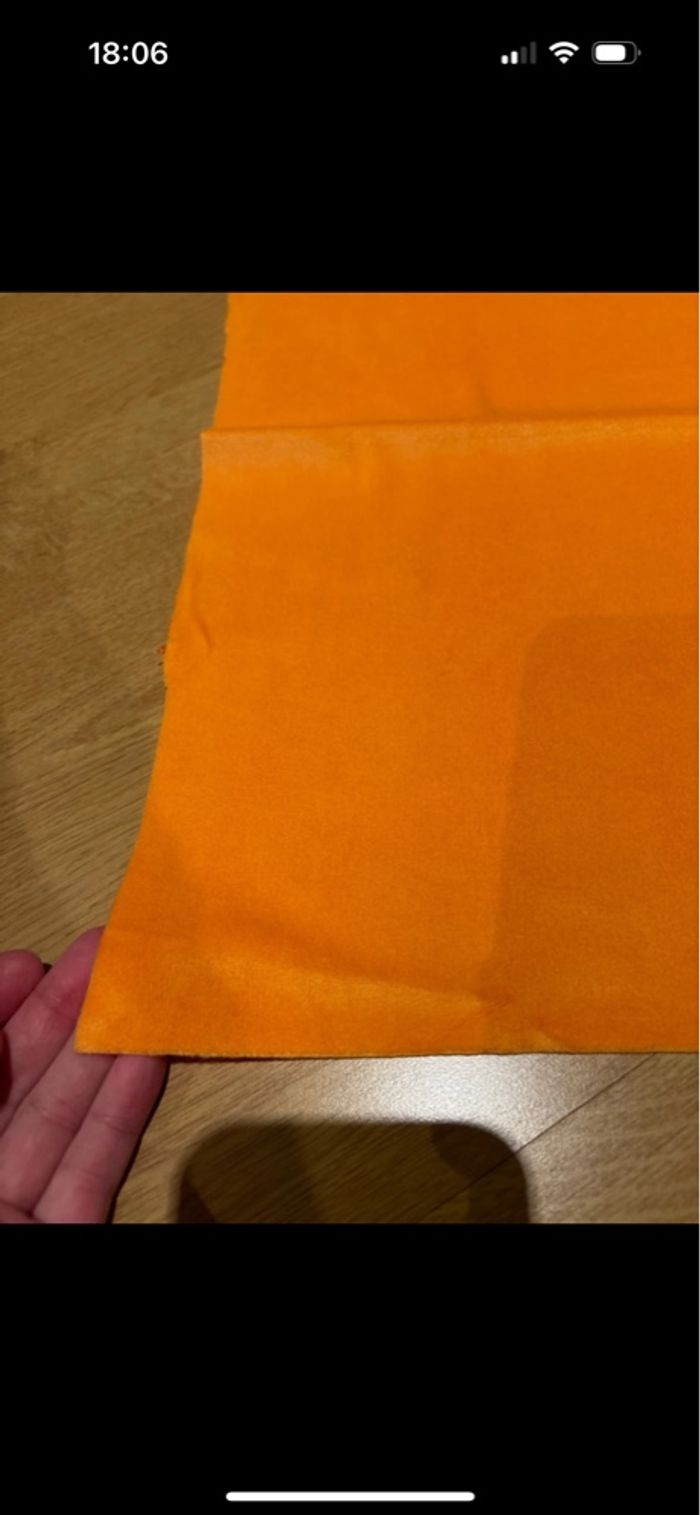 Morceau de tissu doux 50,5*44,5 cm neuf - photo numéro 3