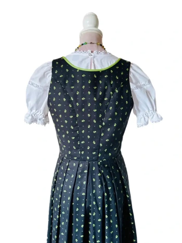 🌿Robe traditionnelle autrichienne Dirndl trachten Wenger S/36 cottagecore Oktoberfest long dress🌿 - photo numéro 7