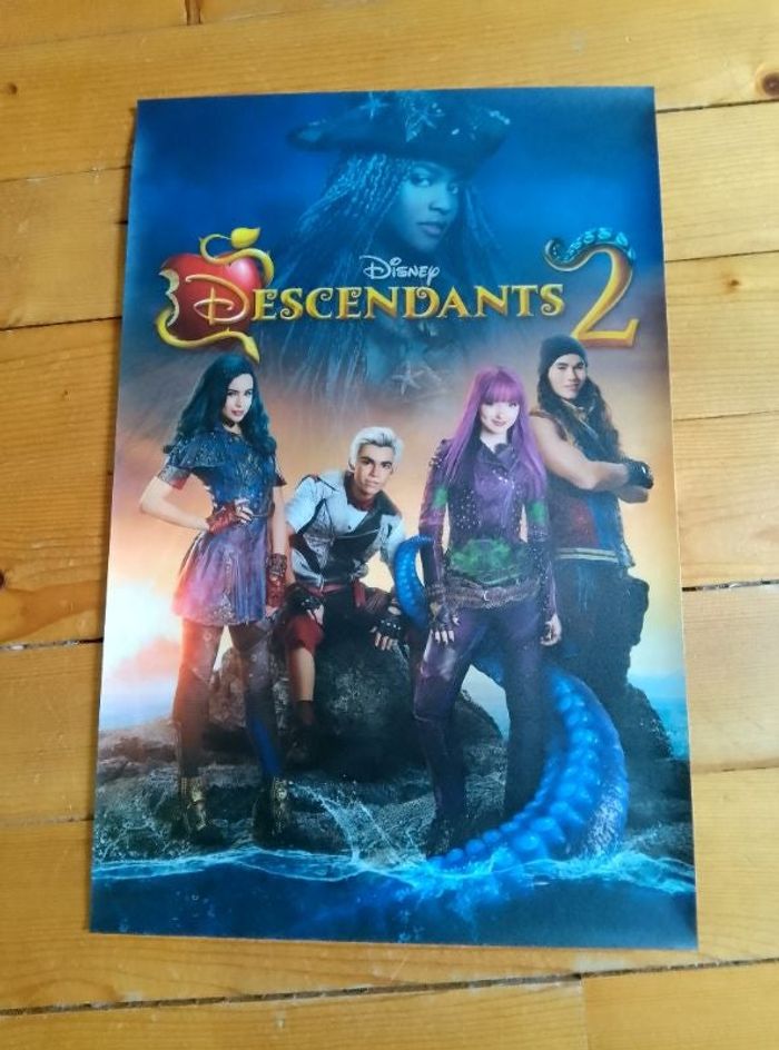 Toile épaisse poster descendants officiel