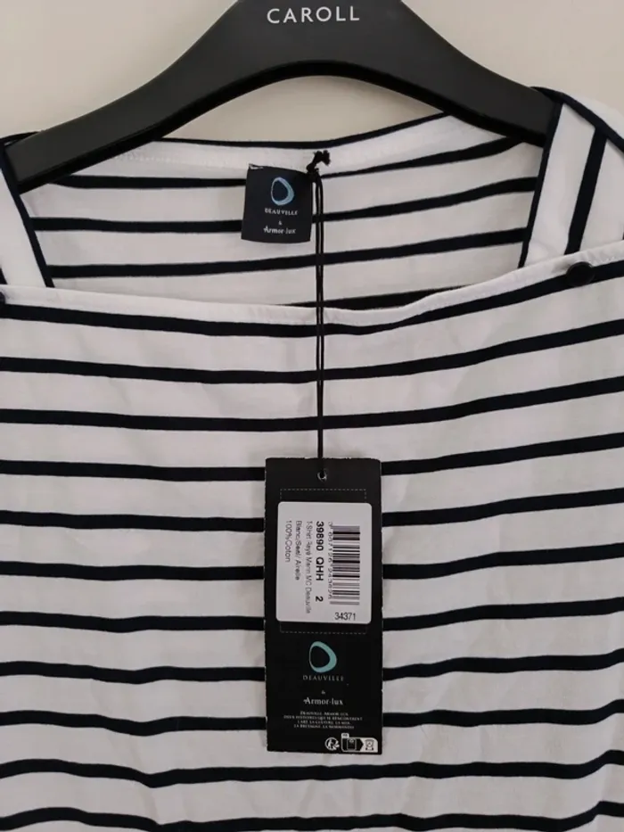 T-shirt original Armor Lux femme taille M - photo numéro 2