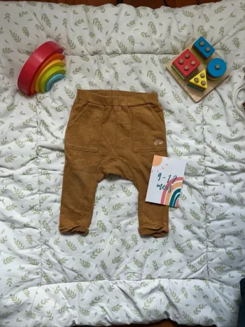 sarouel moutarde 9/12 mois H&M