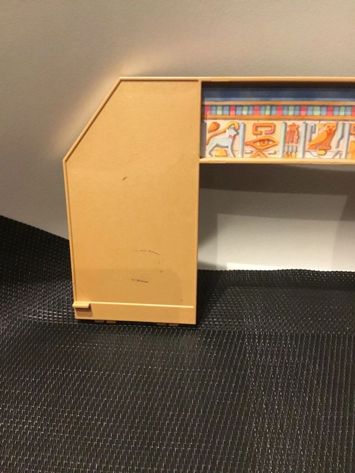 Playmobil mur cloison intérieur avec hiéroglyphes pyramide égyptienne 4240 pièce détachée - photo numéro 3