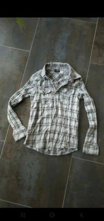 Chemise effet froissé - La Redoute - 12 ans