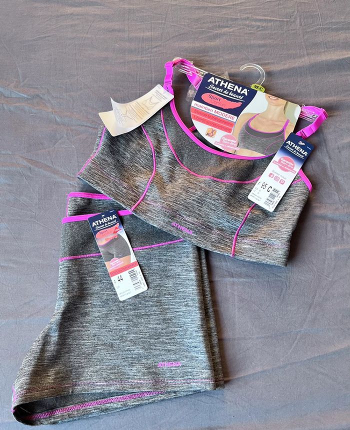 Ensemble brassière et shorty sport Athena - photo numéro 8