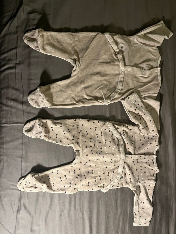 Lot de 2 pyjamas velour - photo numéro 2