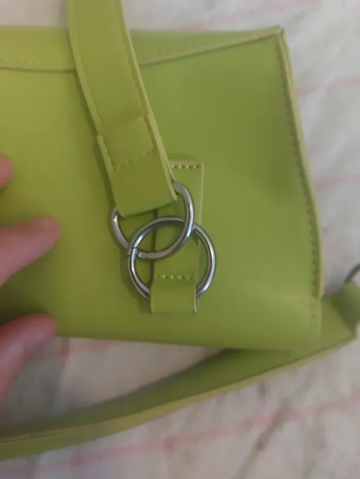 Sac à main vert fluo - photo numéro 6