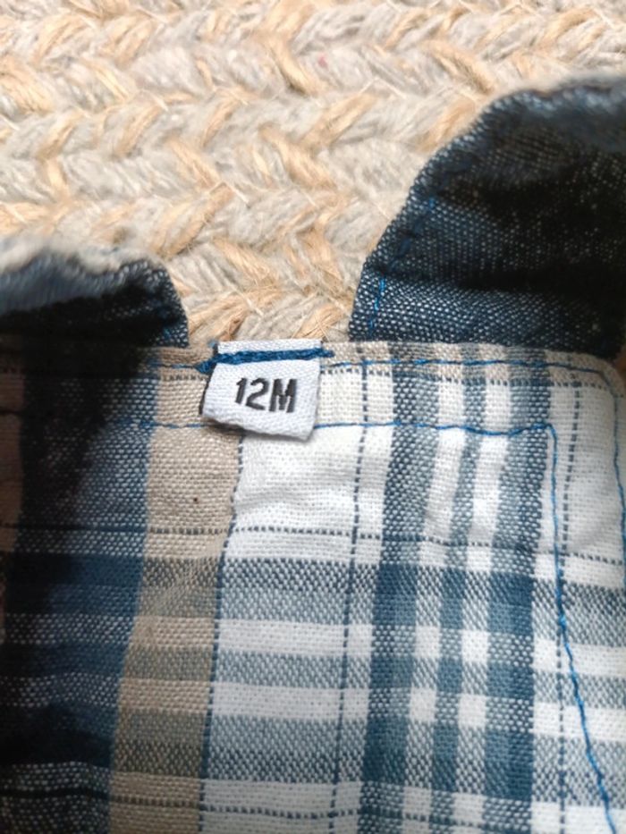 Salopette à carreaux 12 M - photo numéro 6