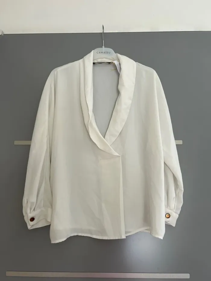 Blouse Zara taille s blanche