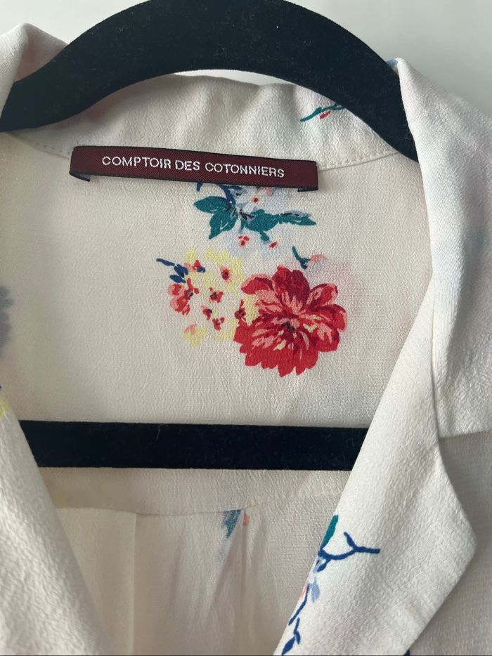 Chemise fleuri comptoir des cotonniers taille 36 - photo numéro 5