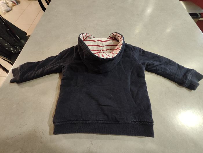 Gilet zippé à capuche IKKS - 2 ans - photo numéro 2