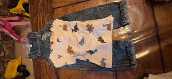 Salopette avec tee shirt