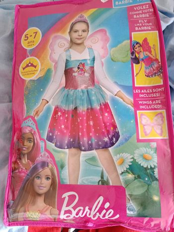 Déguisement barbie fée Neuf 5-7ans
