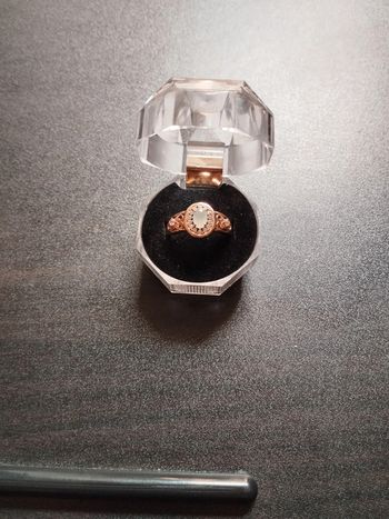 Bague vintage femme avec coffret cadeau