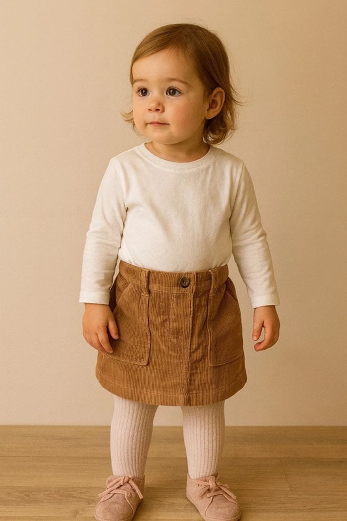 Jupe marron daims H&M