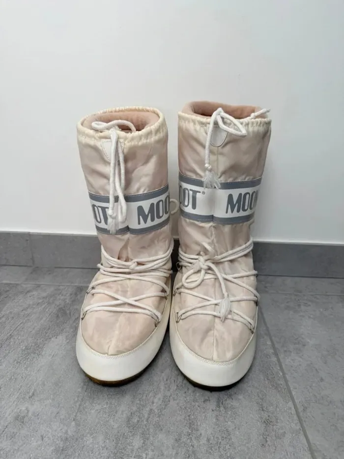 Moon Boot bottes après ski roses taille 35-38 - photo numéro 4