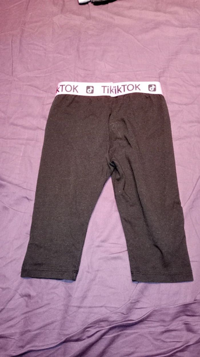 Legging court Tik tok 6ans