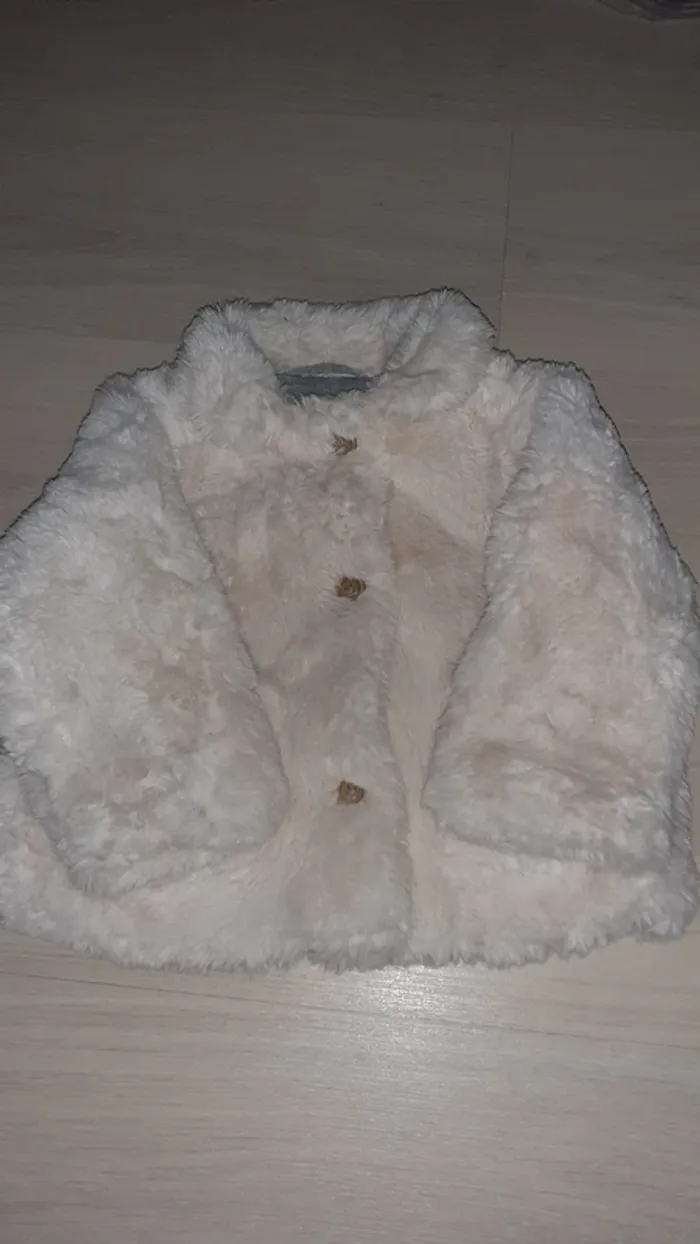 Manteau en fourrure Mango kids - photo numéro 2