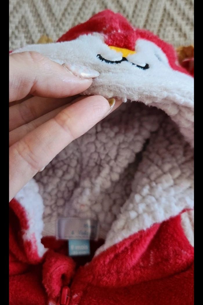 Pyjama Combinaison Bébé Garçon 9mois Rouge - photo numéro 7