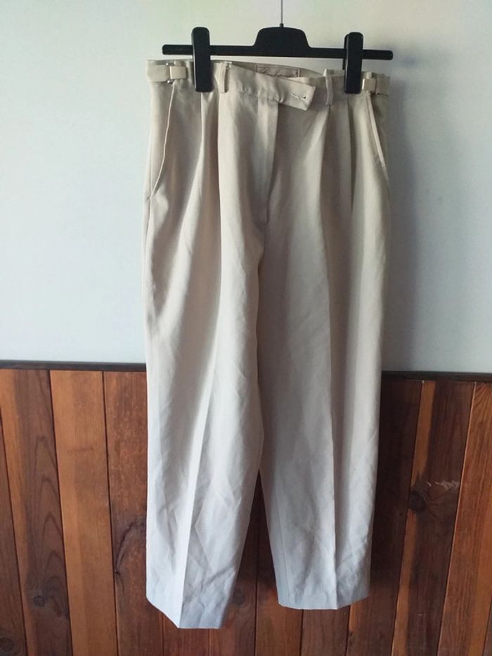 Pantalon réglable beige