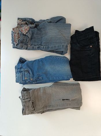 Lot 3 jean 1 short en jean