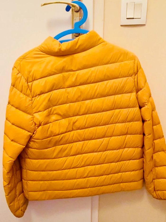Doudoune fine moutarde femme - photo numéro 2