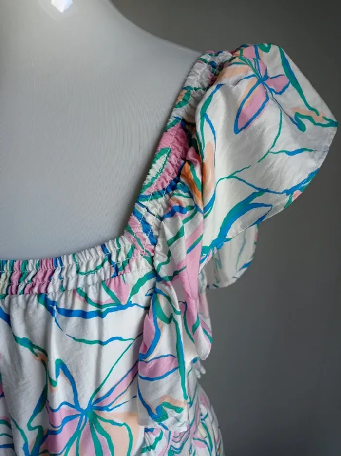 Robe colorée imprimé fantaisie fleurs Grace&mila - photo numéro 2