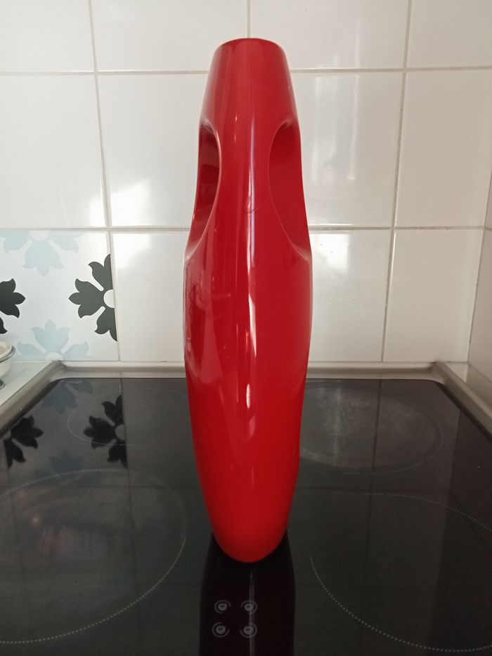 Vase céramique rouge - photo numéro 2