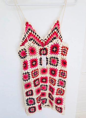 Robe en crochet taille m mango