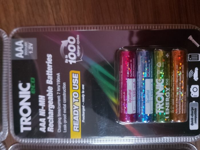 Pile rechargeable Tronic neuf AA où AAA - photo numéro 3