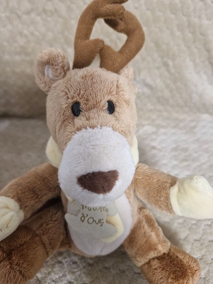 Peluche cerf Rennes - photo numéro 3