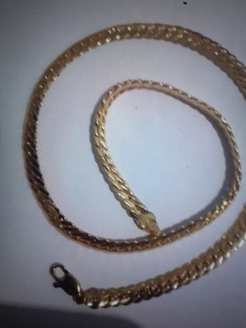 Collier 45cm plaquer or 18 750
