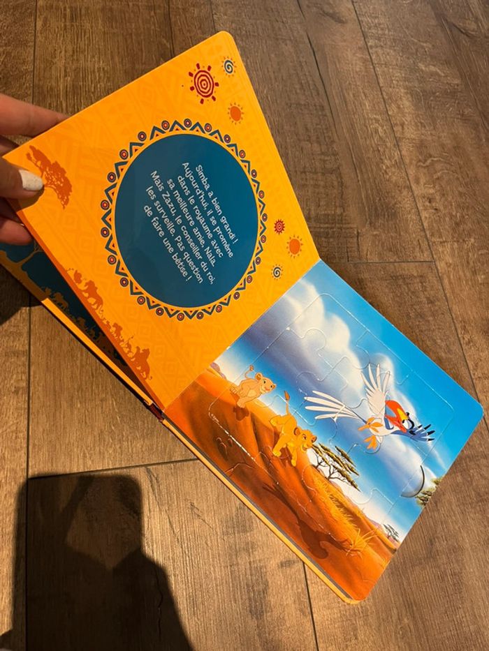 Mon petit livre puzzle Le roi lion - photo numéro 3