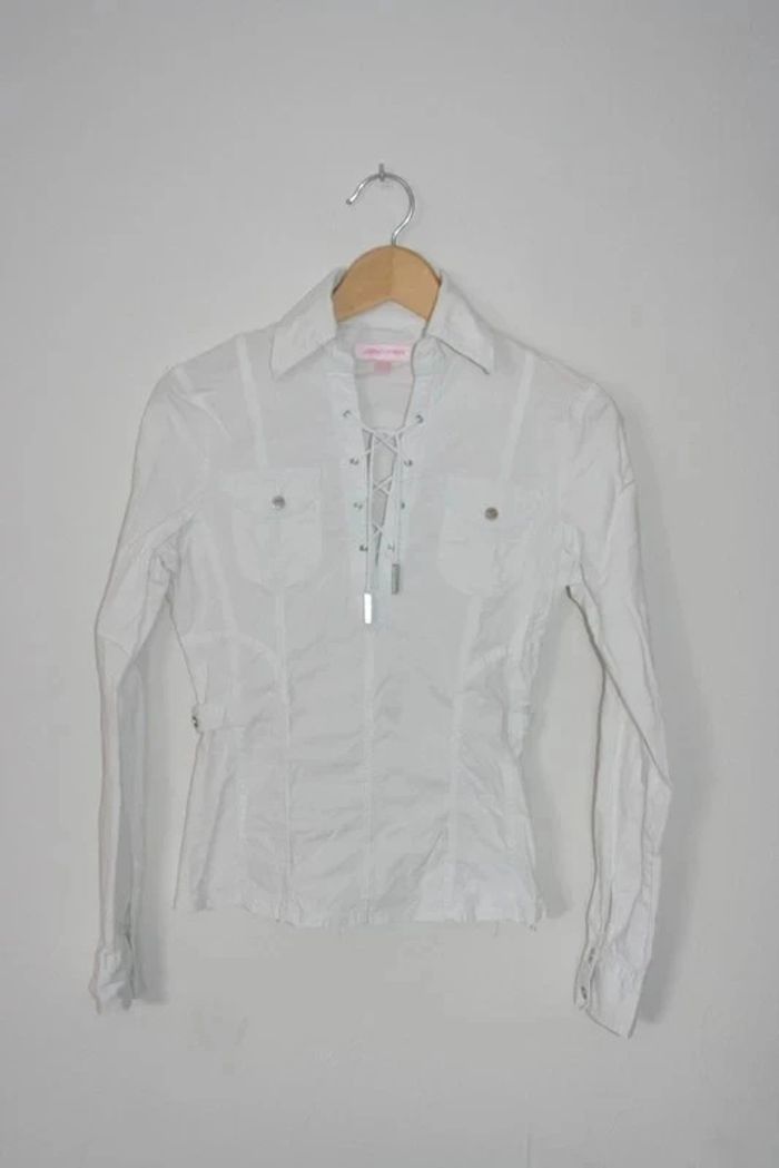 Chemise blanche Jennyfer taille 36 Achat occasion Chemises