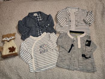 Lot de 4 sous pulls 9 mois