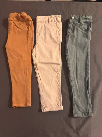 Lot pantalons garçon Vertbaudet/Tex 36mois