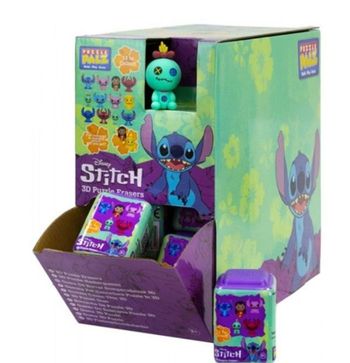 Lot de 2  gommes 3d stitch et Lilo