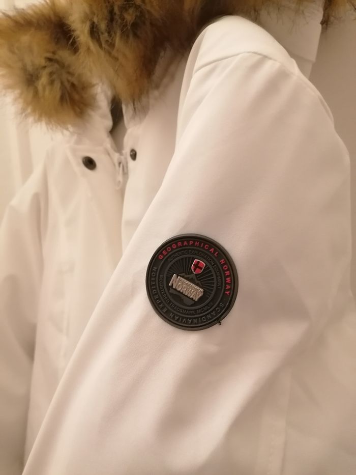 Parka blanche de la marque Geographical Norway - photo numéro 8