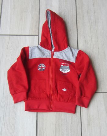 Veste a capuche zippée 18 mois