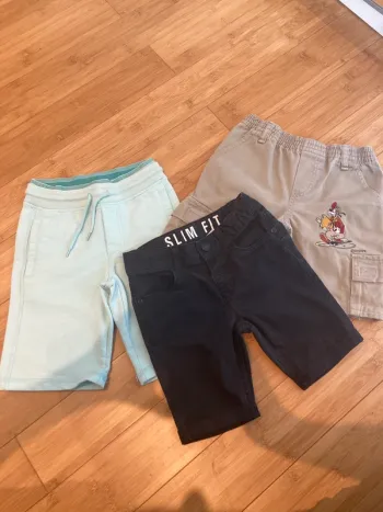 4 ans - Set de 3 short bermuda unis