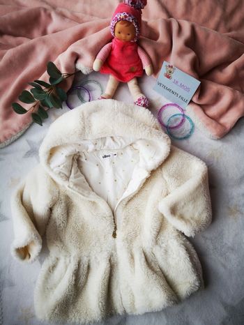 Manteau fourrure 18mois